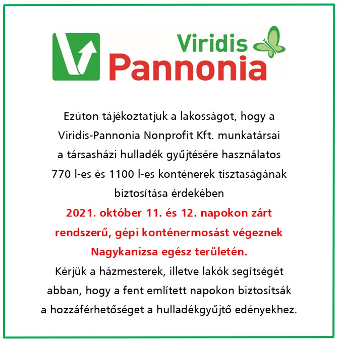 Kiemelő fotó - Konténermosás - október 11-12.
