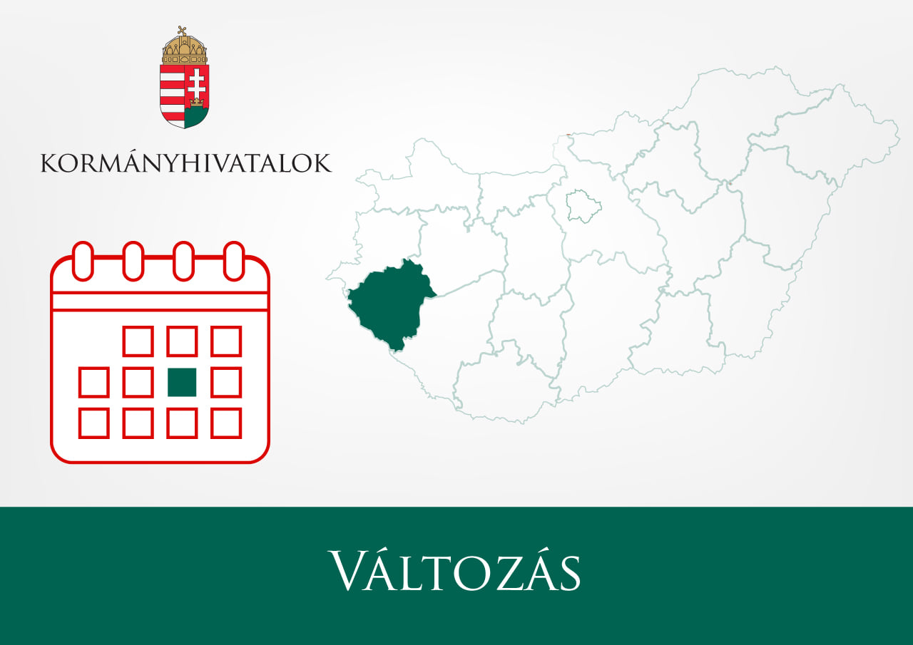 Kiemelő fotó - Munkanap áthelyezése miatti ügyfélfogadás változás