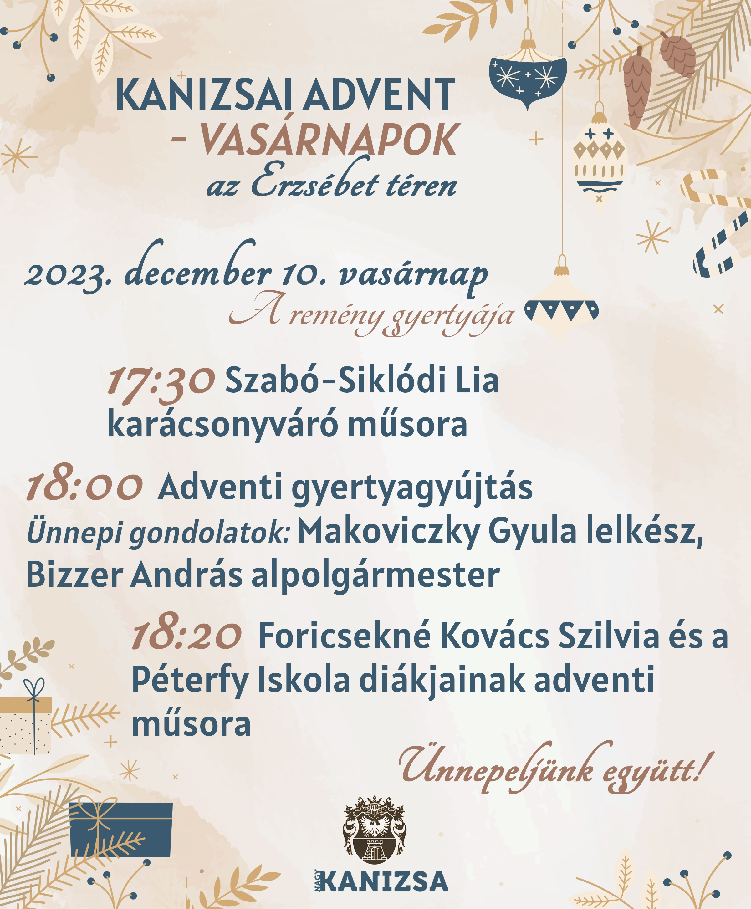 Kiemelő fotó - Adventi gyertyagyújtás - a remény gyertyája