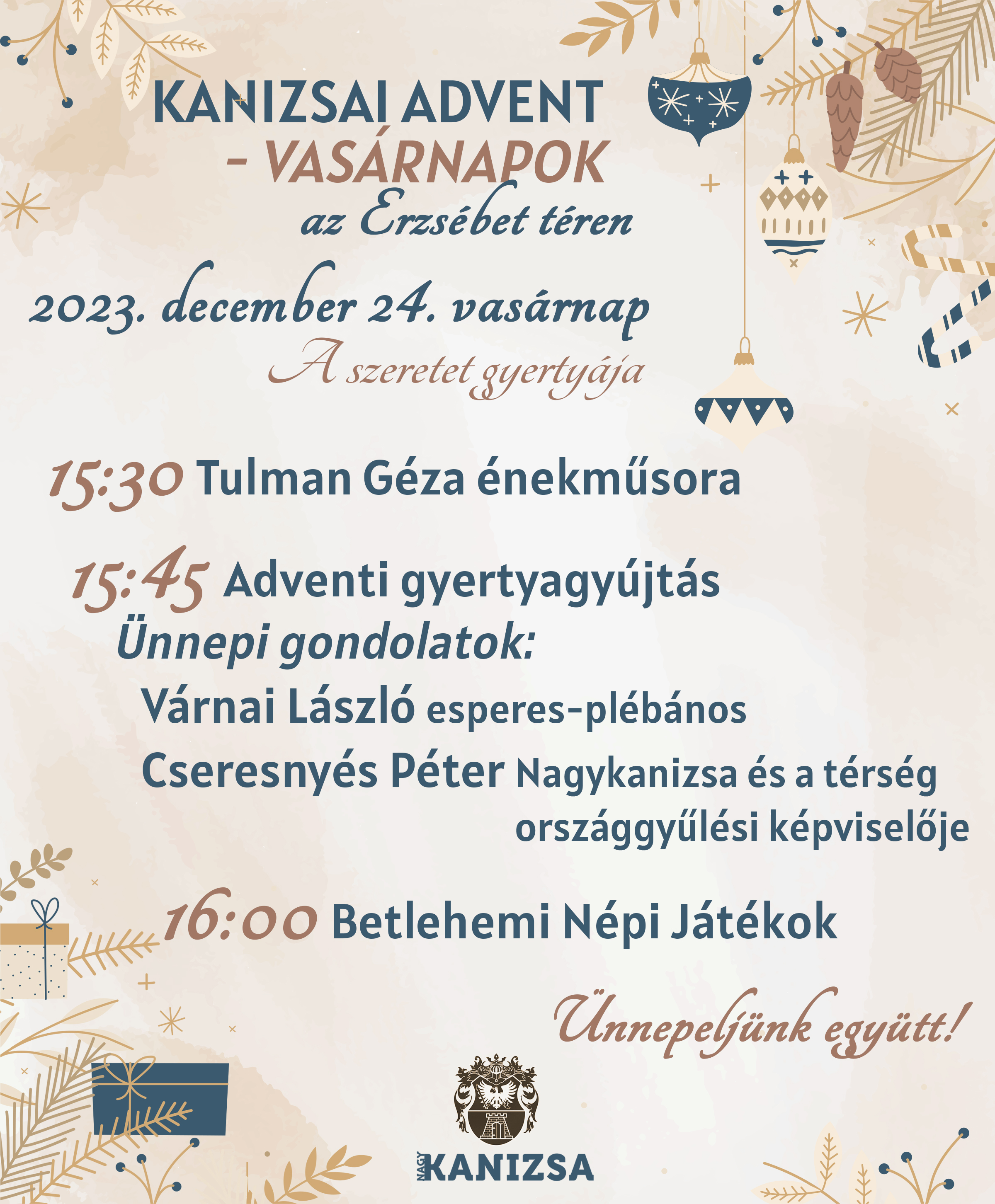 Kiemelő fotó - Adventi gyertyagyújtás - a szeretet gyertyája