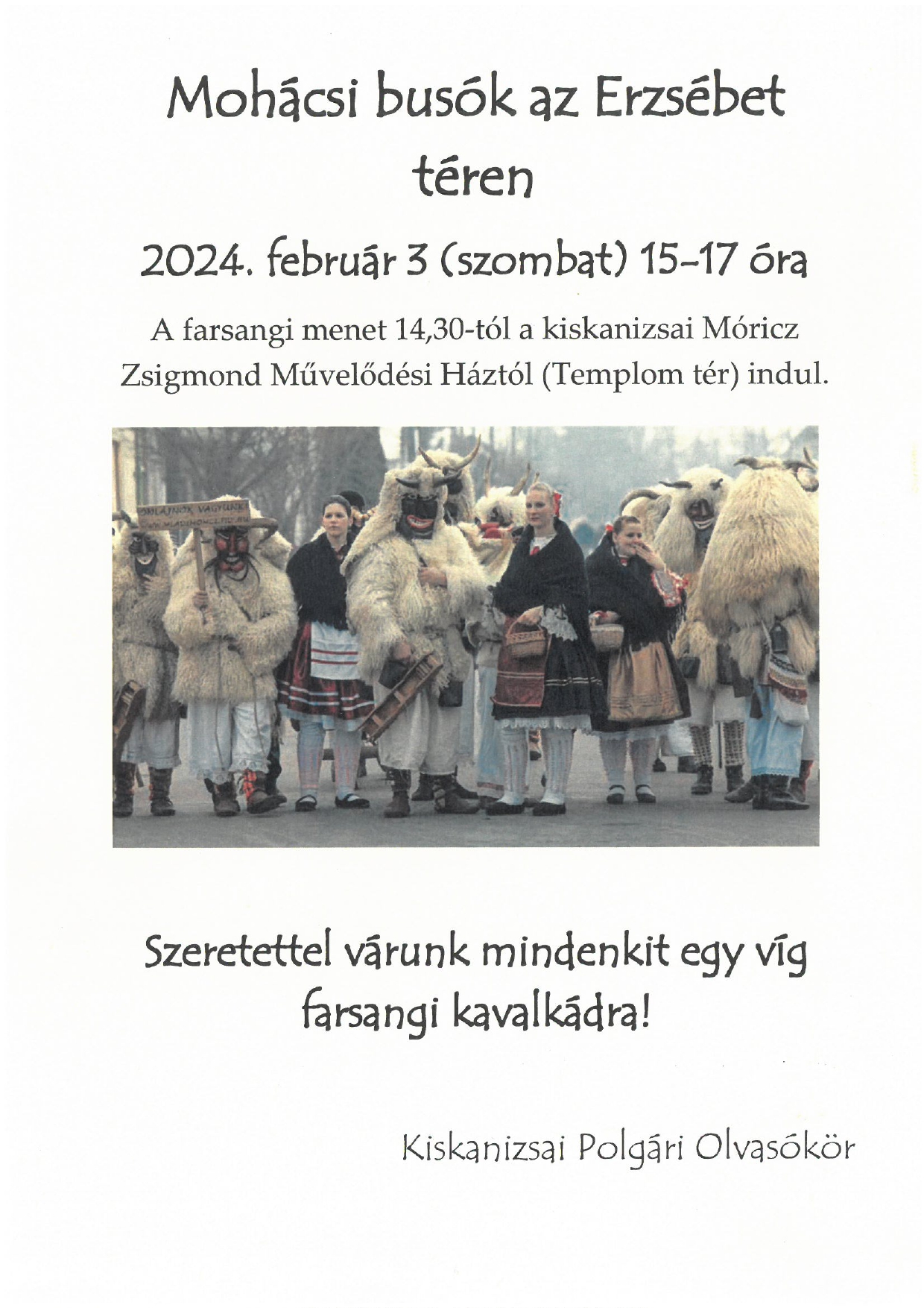 Kiemelő fotó - Mohácsi busók az Erzsébet téren