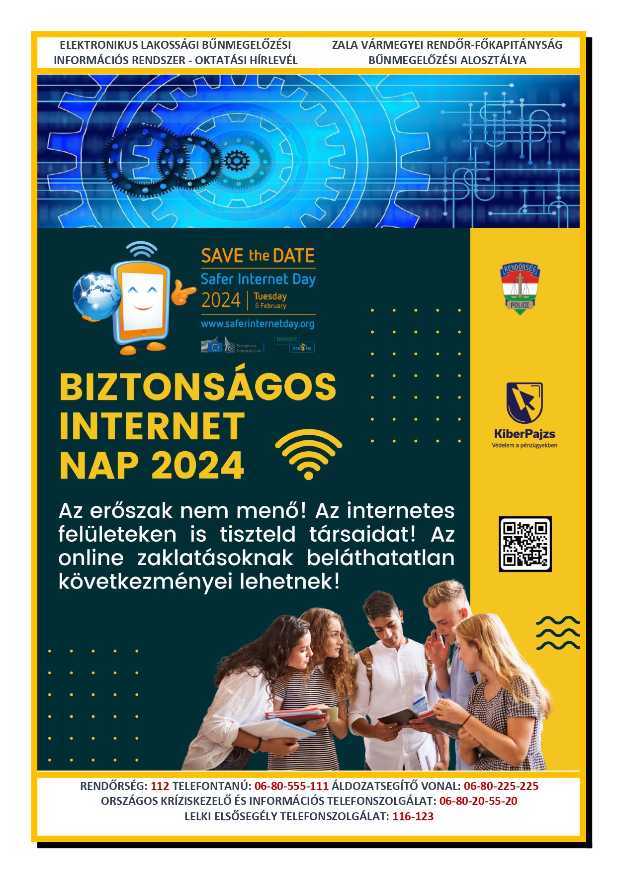 Kiemelő fotó - Biztonságos internet nap 2024