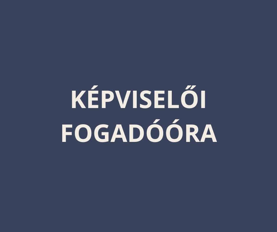Kiemelő fotó - Képviselõi fogadóóra (dr. Károlyi Attila)