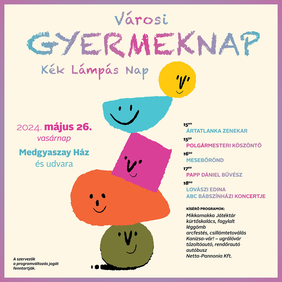Kiemelő fotó - Városi gyermeknap és „kék lámpás nap”