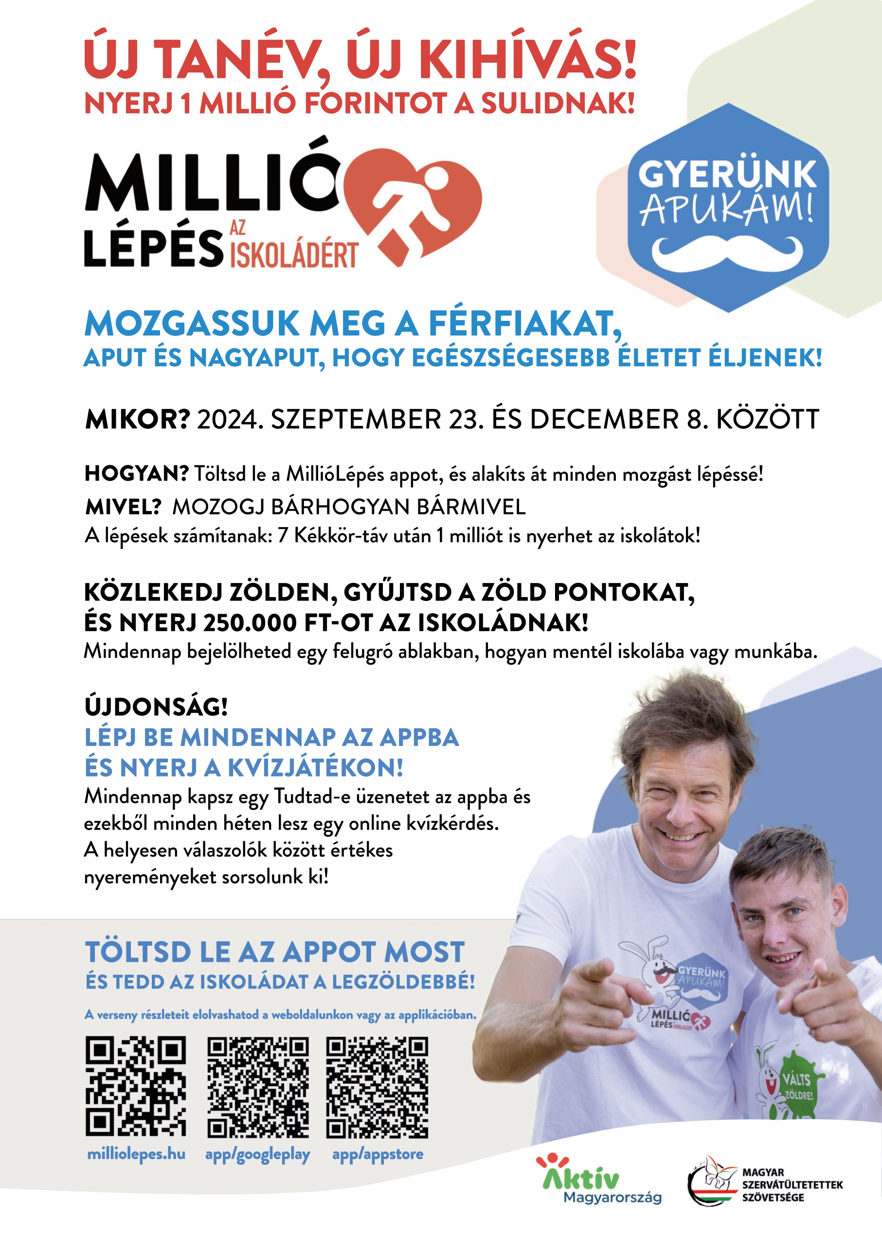 Kiemelő fotó - Millió lépés az iskoládért