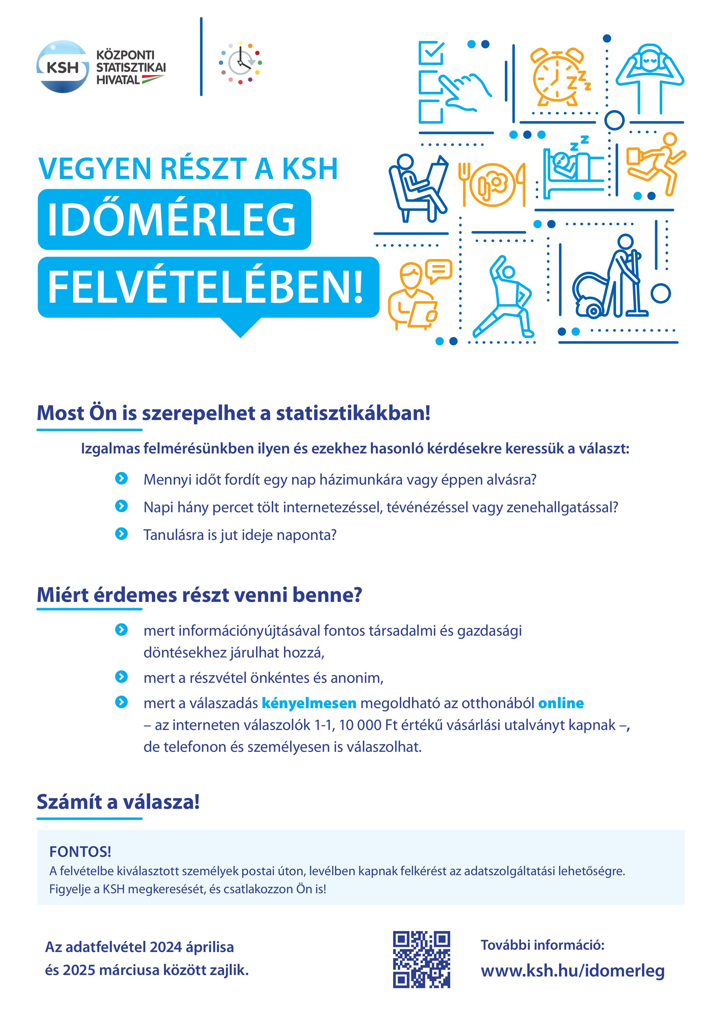 Kiemelő fotó - Vegyen részt a KSH idõmérleg felvételében!