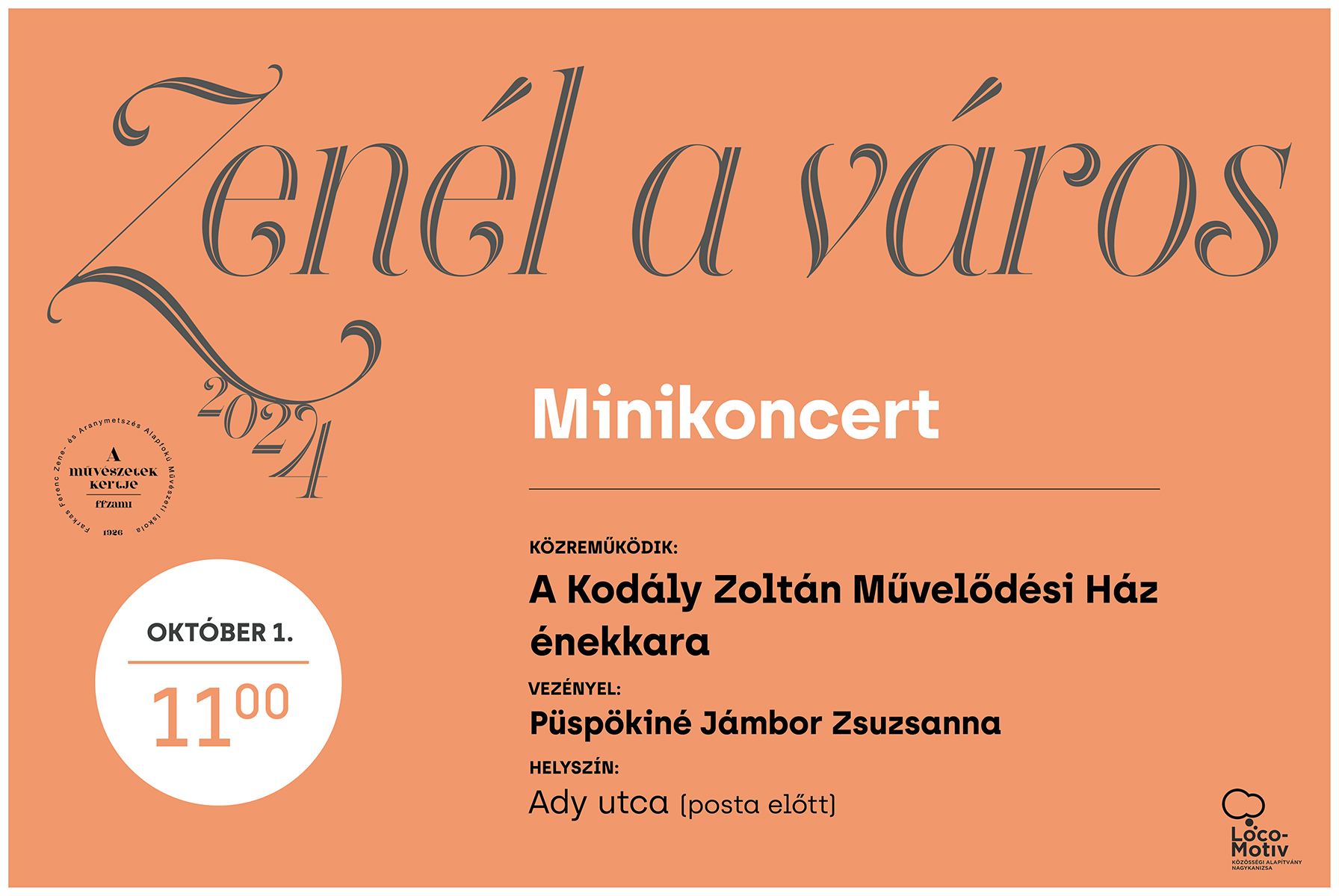 Kiemelő fotó - Zenél a város - Minikoncert (október 1.)