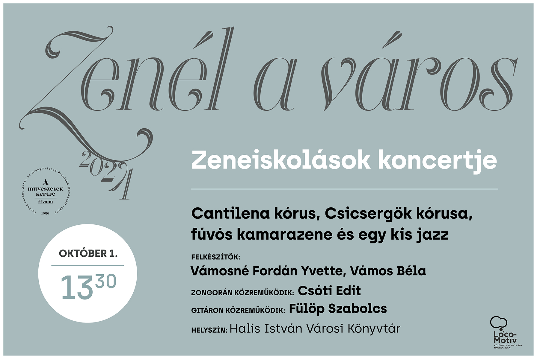 Kiemelő fotó - Zenél a város - Zeneiskolások koncertje (október 1.)