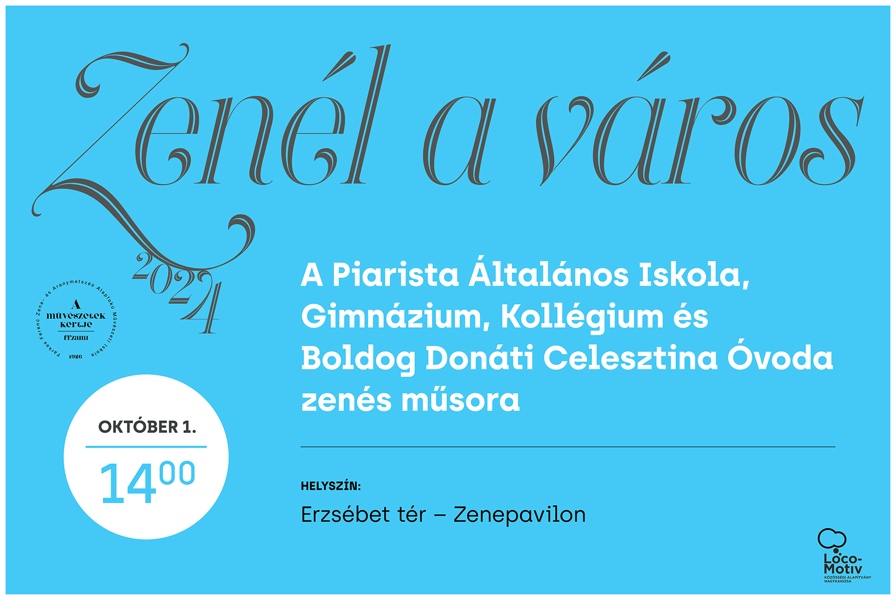 Kiemelő fotó - Zenél a város - A Piarista-iskola zenés mûsora (október 1.)
