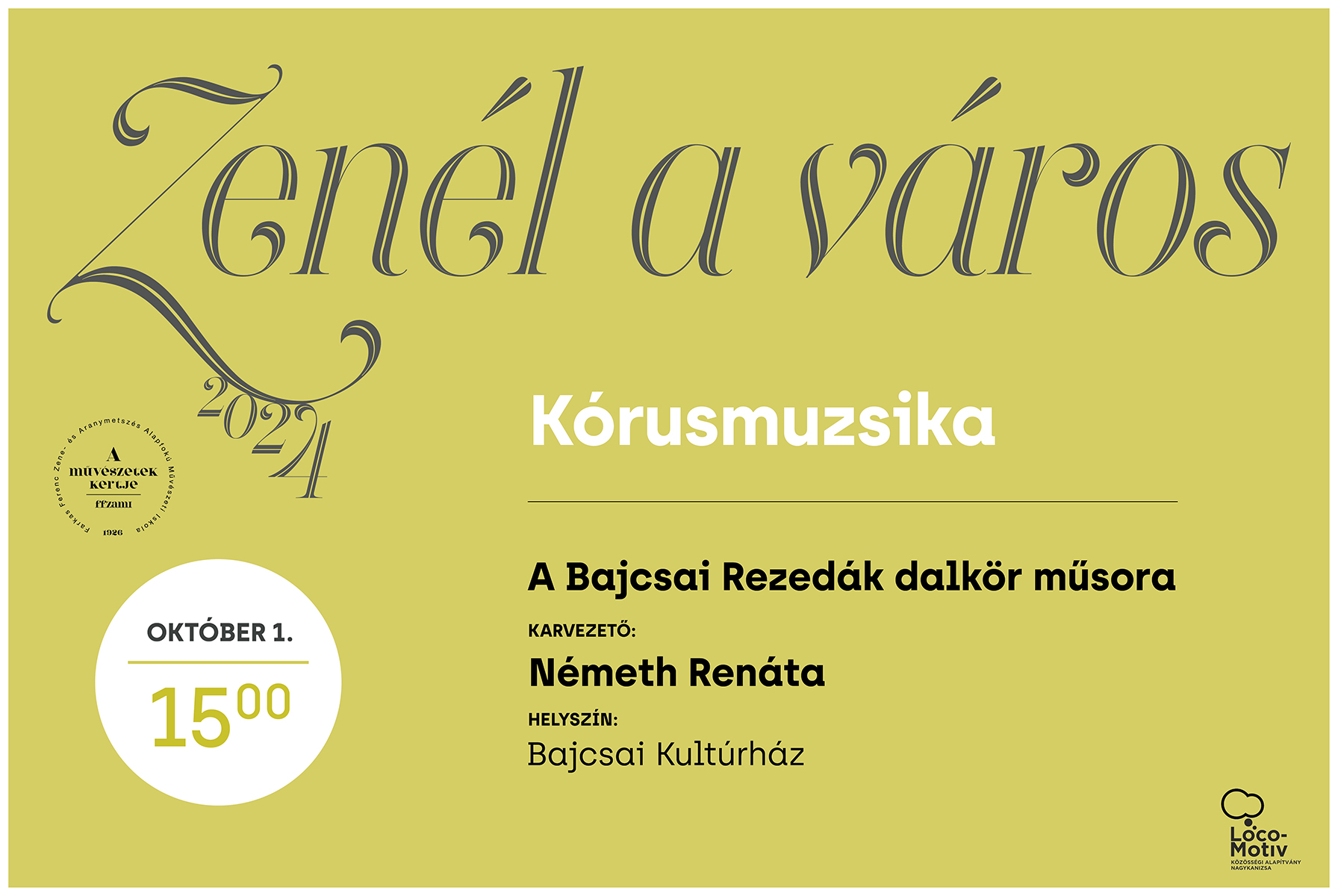 Kiemelő fotó - Zenél a város - Kórusmuzsika (október 1.)