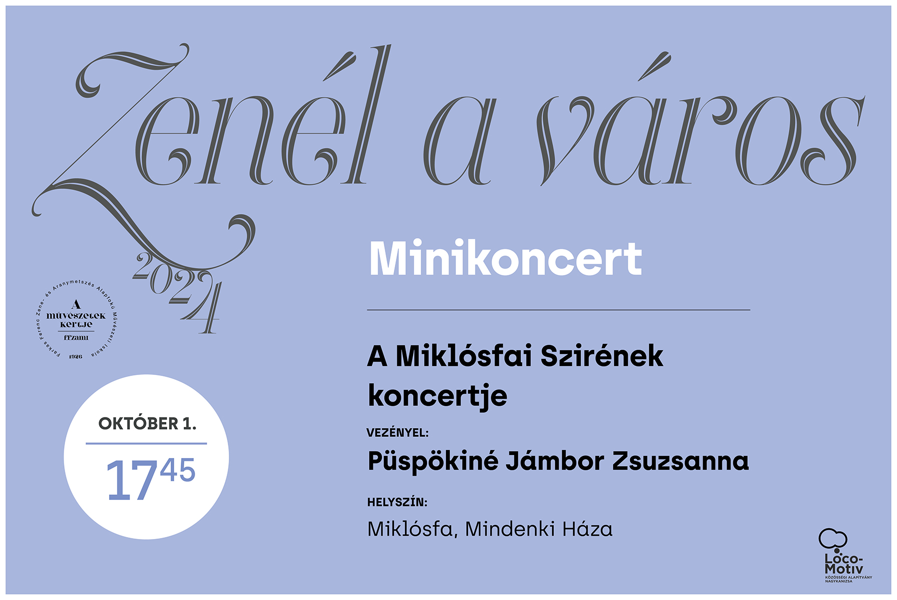 Kiemelő fotó - Zenél a város - Minikoncert (október 1.)