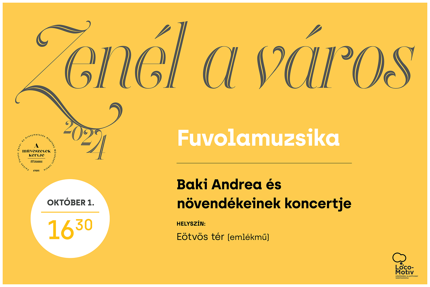 Kiemelő fotó - Zenél a város - Fuvolamuzsika (október 1.)