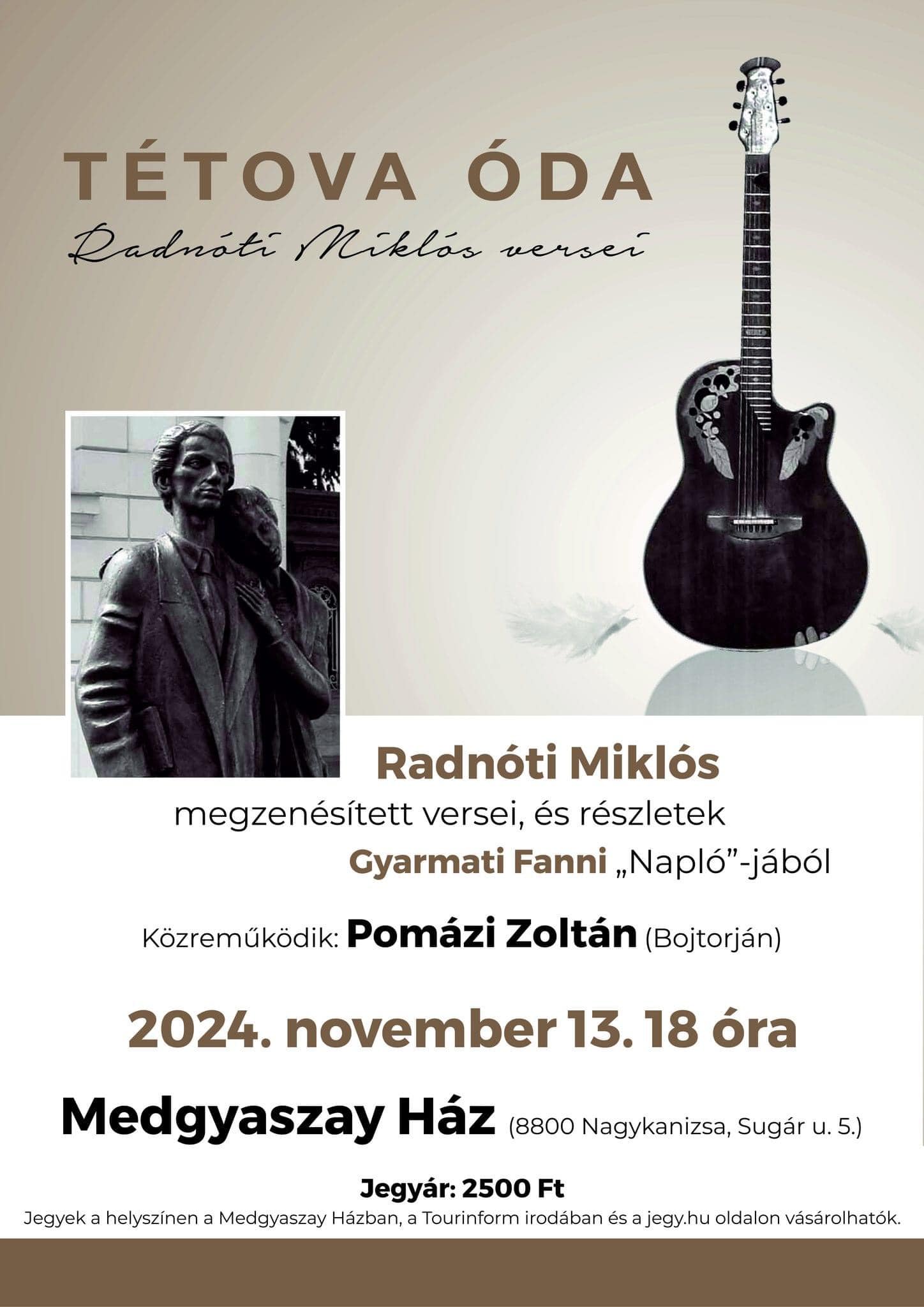 Kiemelő fotó - Tétova óda - Radnóti Miklós versei (november 13.)
