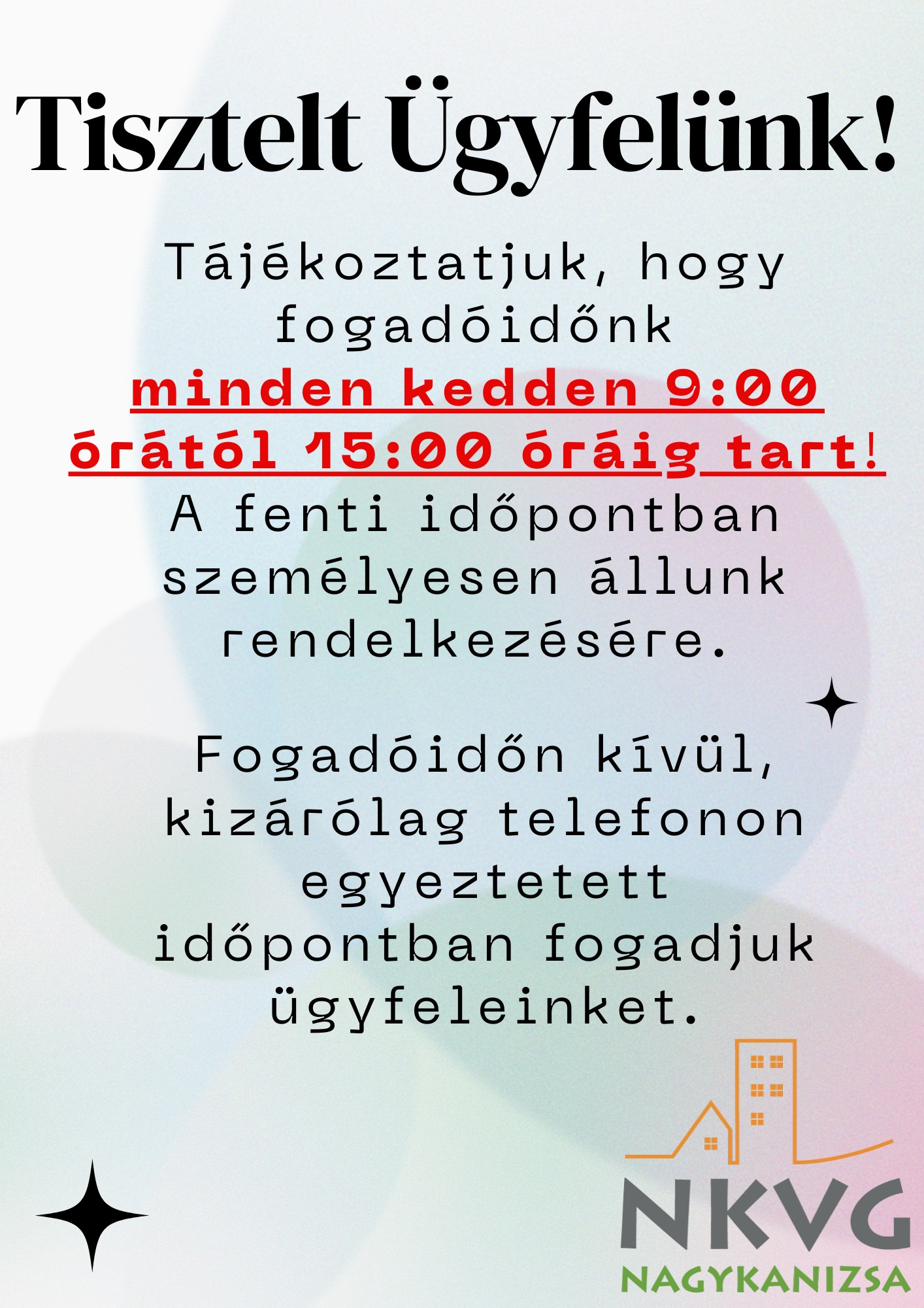 Kiemelő fotó - A Nagykanizsa Vagyongazdálkodási és Szolgáltató Zrt. tájékoztatója fogadóóráról