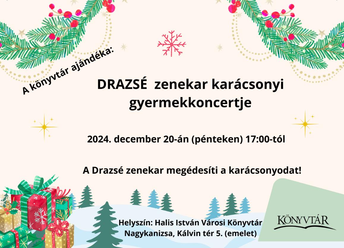 Kiemelő fotó - Drazsé koncert a könyvtárban (december 20.)