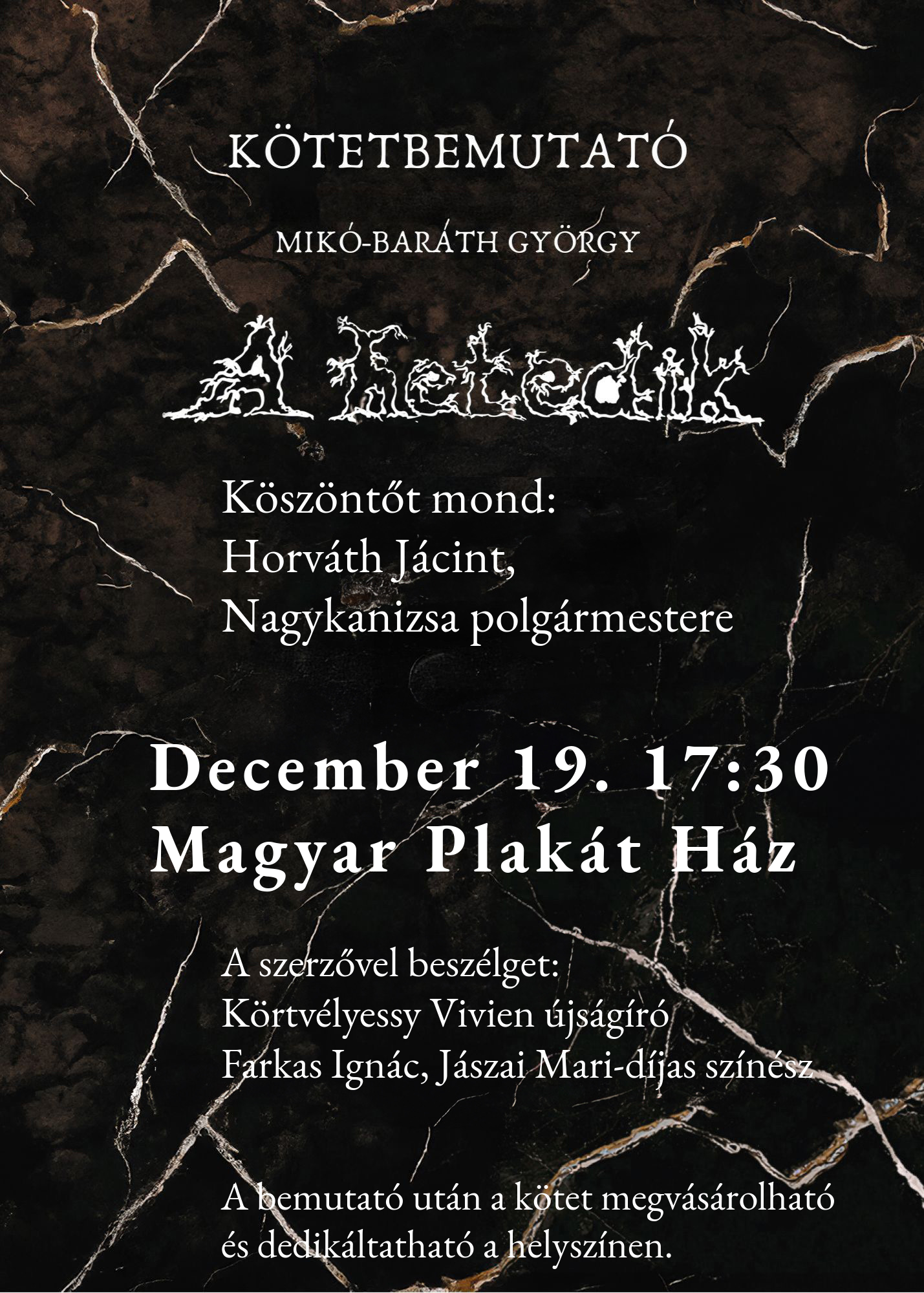 Kiemelő fotó - A hetedik - kötetbemutató (december 19.)