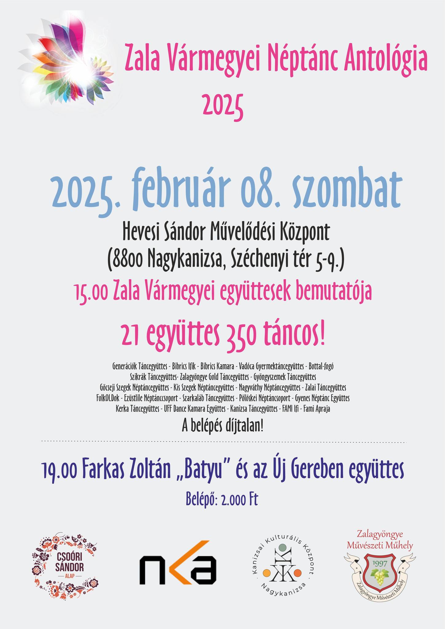 Kiemelő fotó - Zala Vármegyei Néptánc Antológia (február 8.)