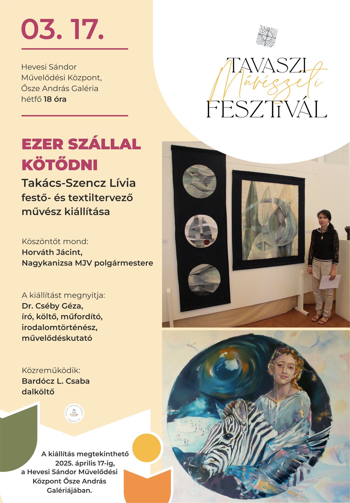 Kiemelő fotó - Ezer szállal kötõdni - Takács-Szencz Lívia kiállítása (március 17.)