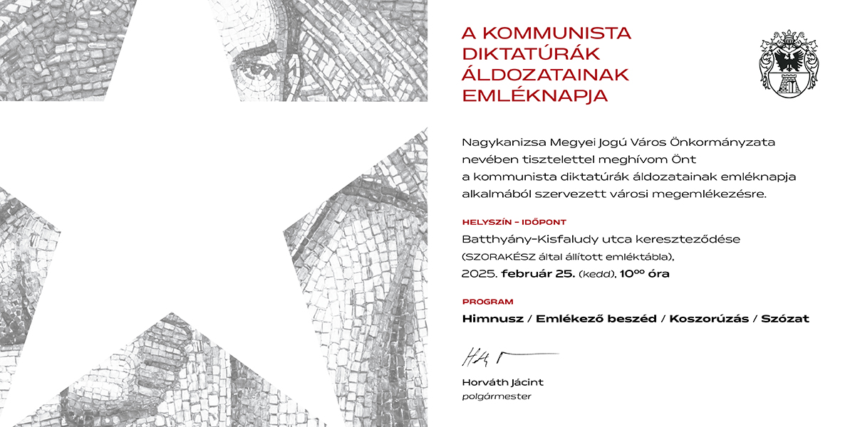 Kiemelő fotó - A kommunista diktatúrák áldozatainak emléknapja (február 25.)