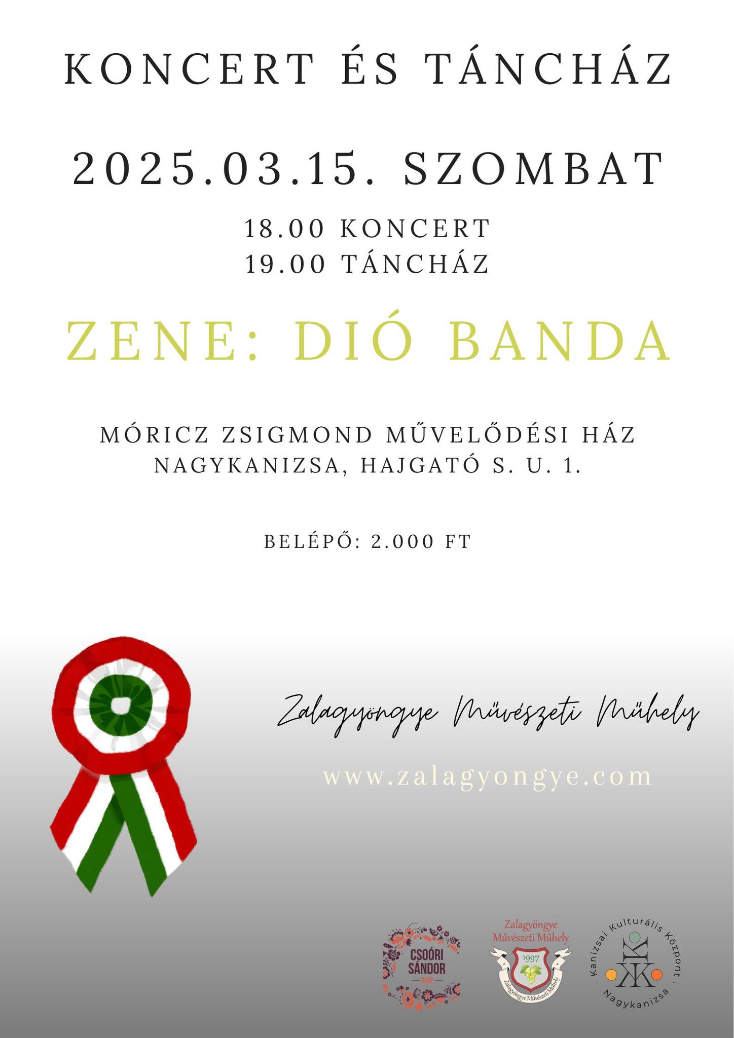 Kiemelő fotó - Koncert és táncház (március 15.)