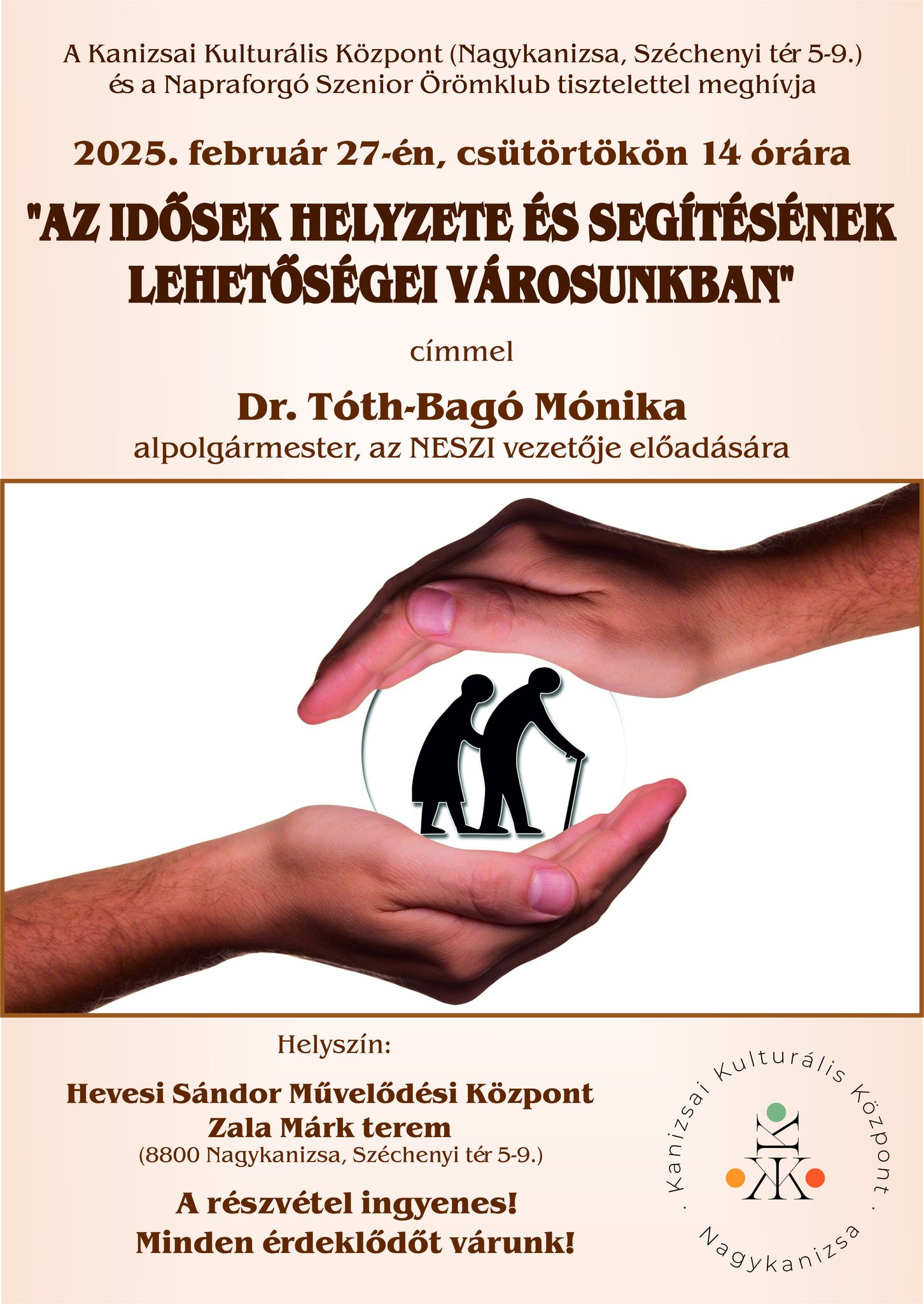 Kiemelő fotó - Az idõsek helyzete és segítésének lehetõségei városunkban - elõadás (február 27.)