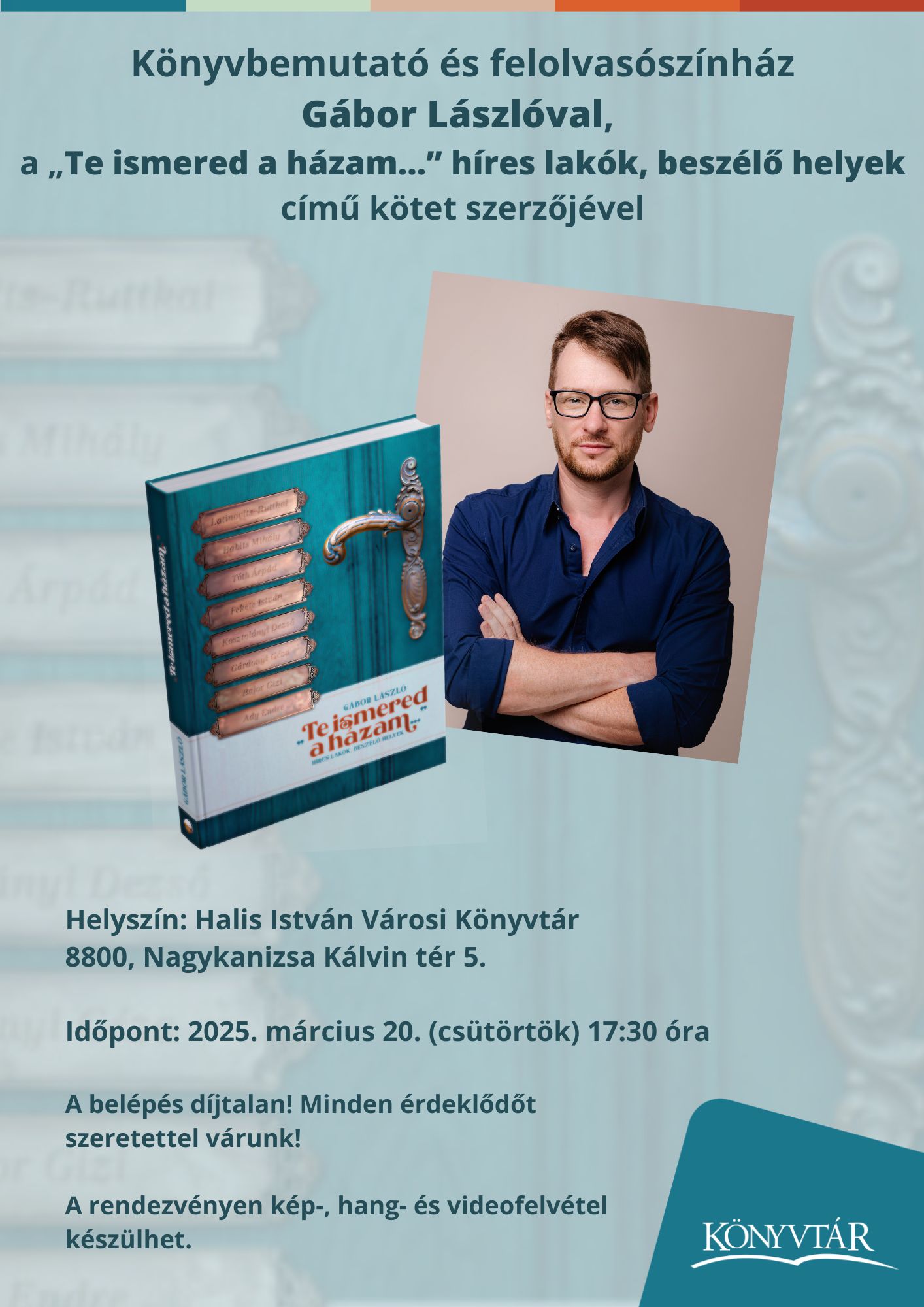 Kiemelő fotó - Könyvbemutató és felolvasószínház (március 20.)