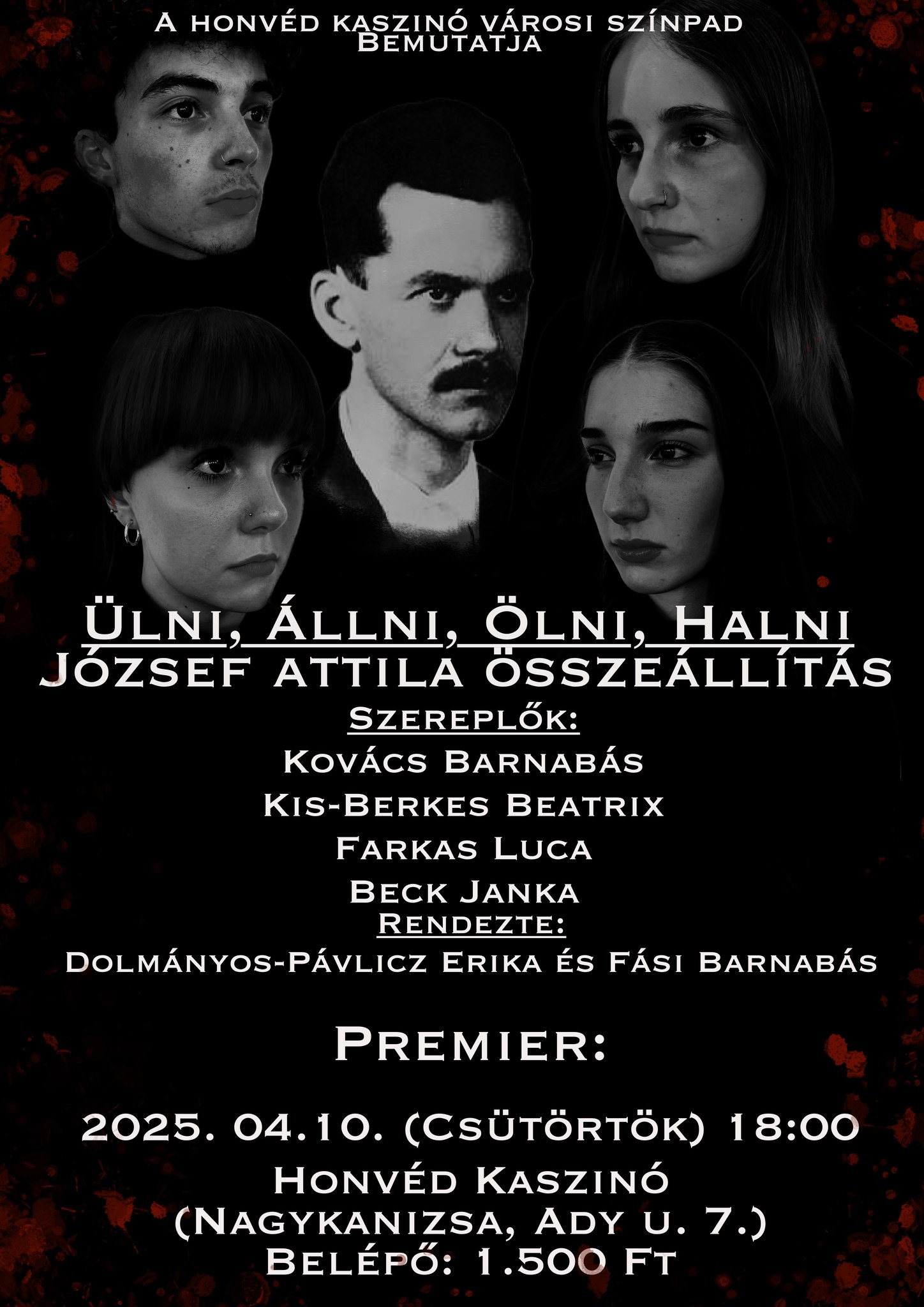 Ülni, állni, ölni, halni - József Attila összeállítás (április 10.) Kiemelő fotó - Ülni, állni, ölni, halni - József Attila összeállítás (április 10.)