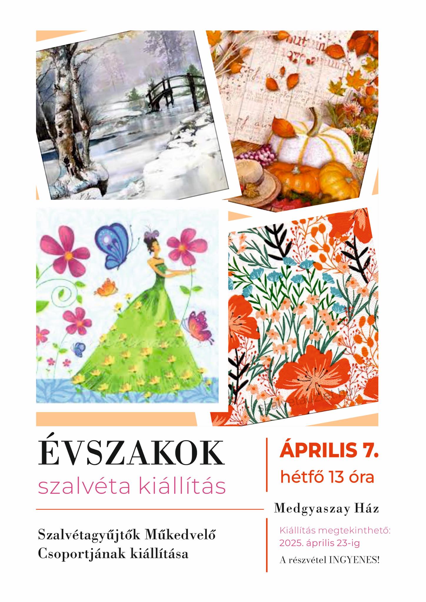 Kiemelő fotó - Évszakok - szalvéta kiállítás (április 7.)
