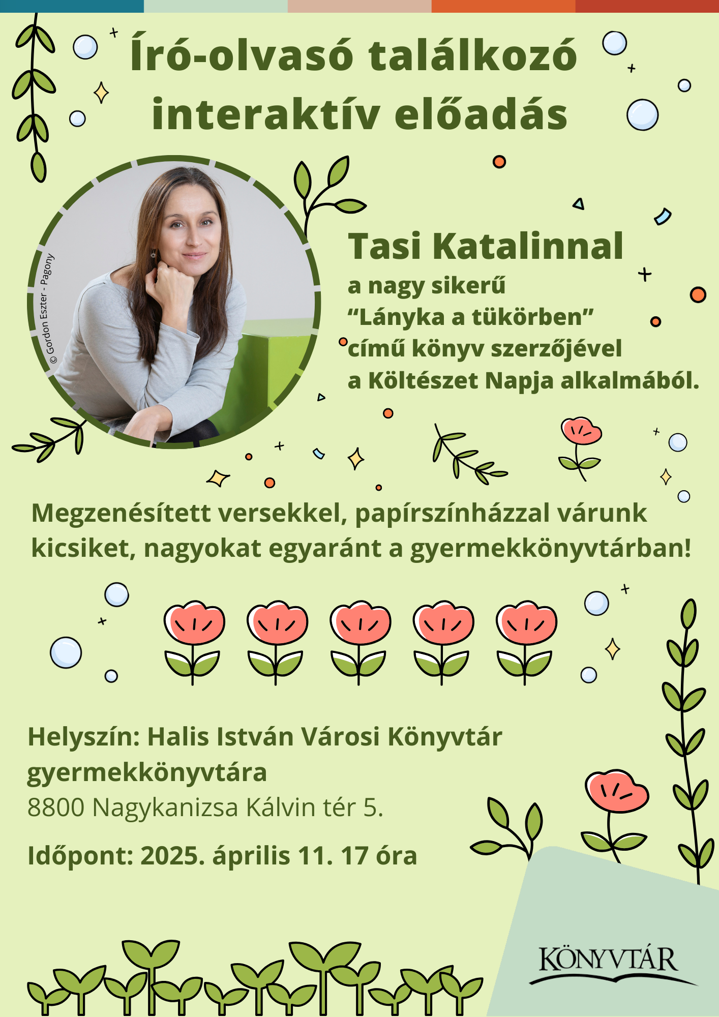 Kiemelő fotó - Író-olvasó találkozó, interaktív elõadás (április 11.)
