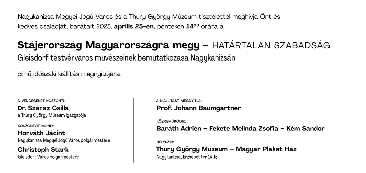 Kiemelő fotó - Stájerország Magyarországra megy - Határtalan szabadság (április 25.)