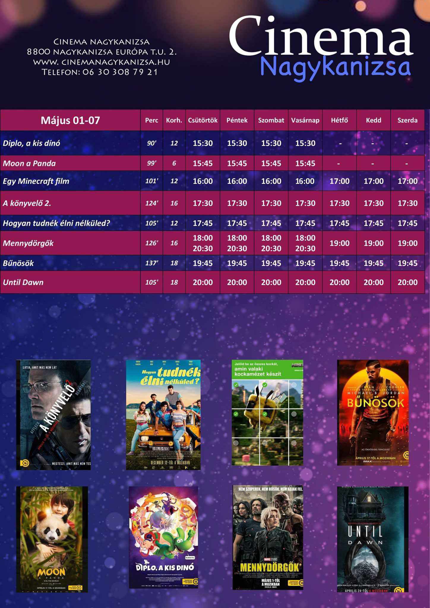 Kiemelő fotó - A Cinema Nagykanizsa mûsora (05.01.-05.07.)