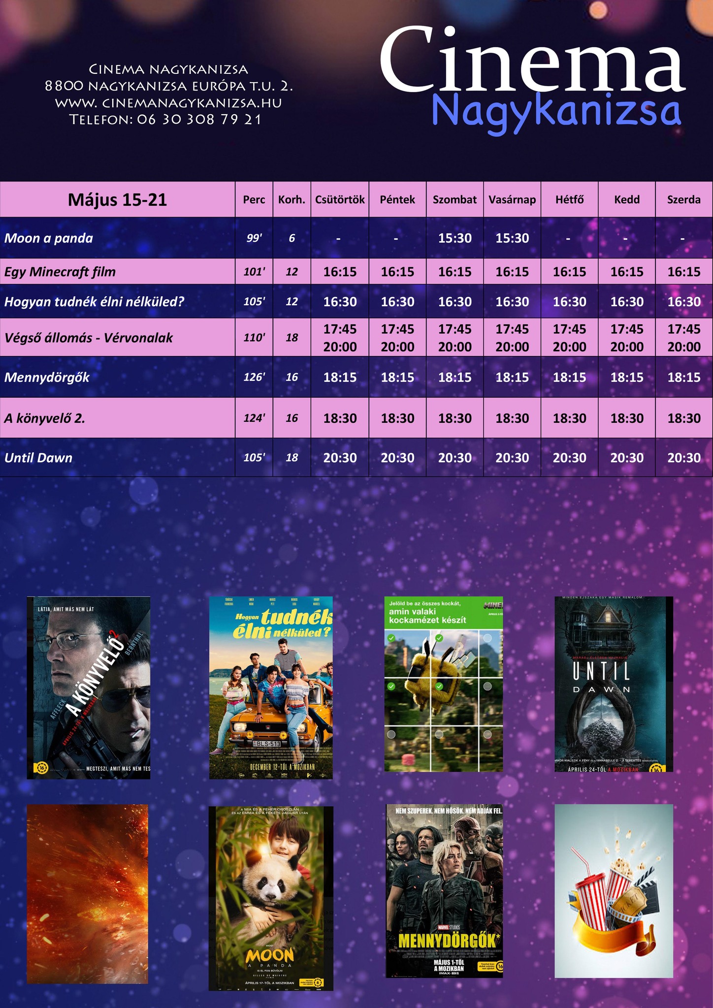 Kiemelő fotó - A Cinema Nagykanizsa mûsora (05.15.-05.21.)