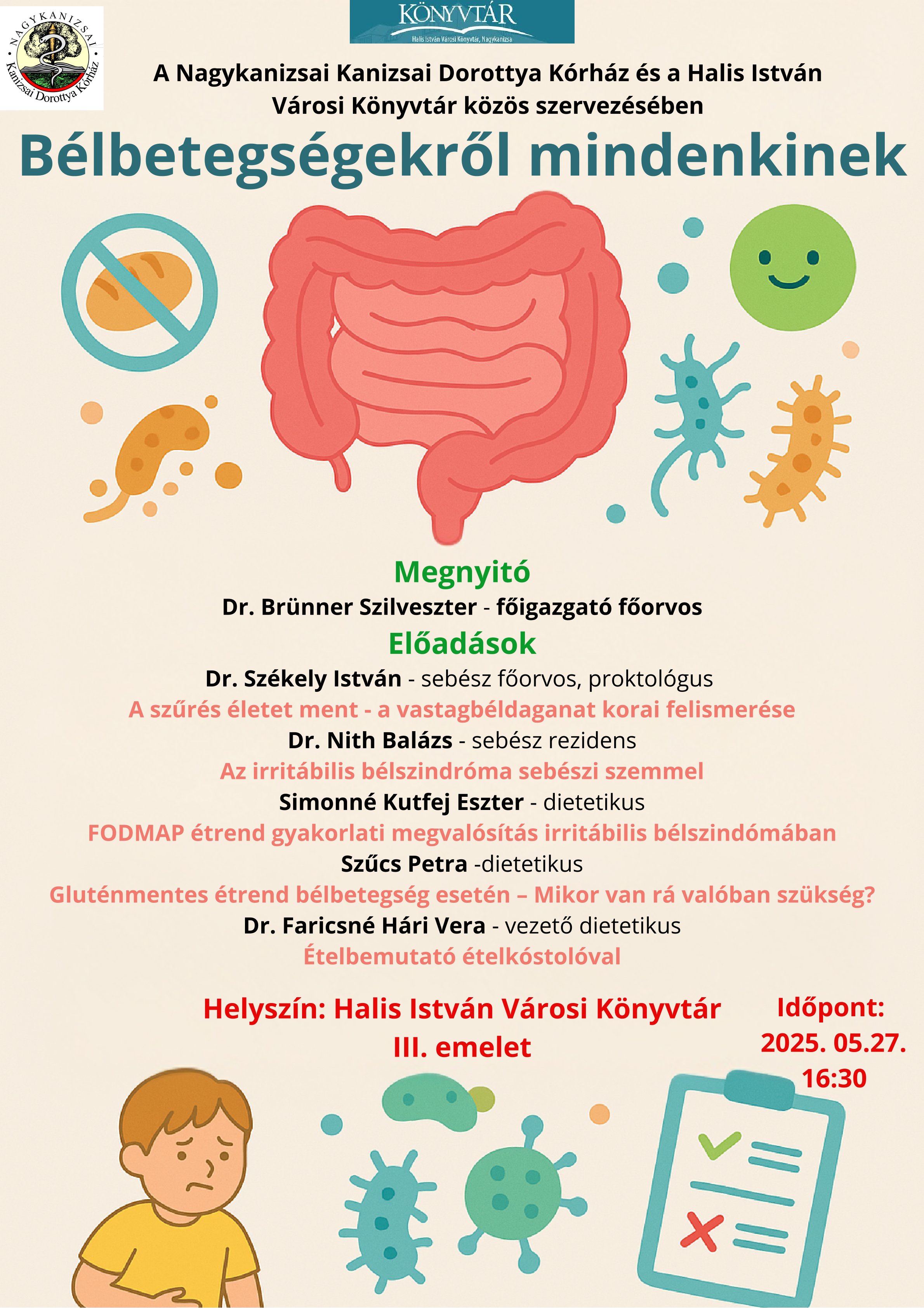 Kiemelő fotó - Bélbetegségekrõl mindenkinek (május 27.)