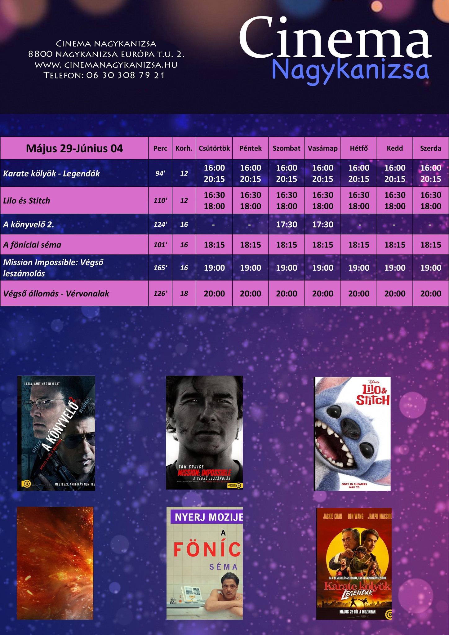 Kiemelő fotó - A Cinema Nagykanizsa mûsora (05.29.-06.04.)