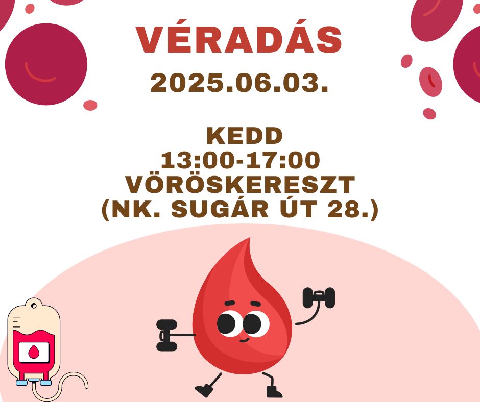 Kiemelő fotó - Véradás (június 3.)
