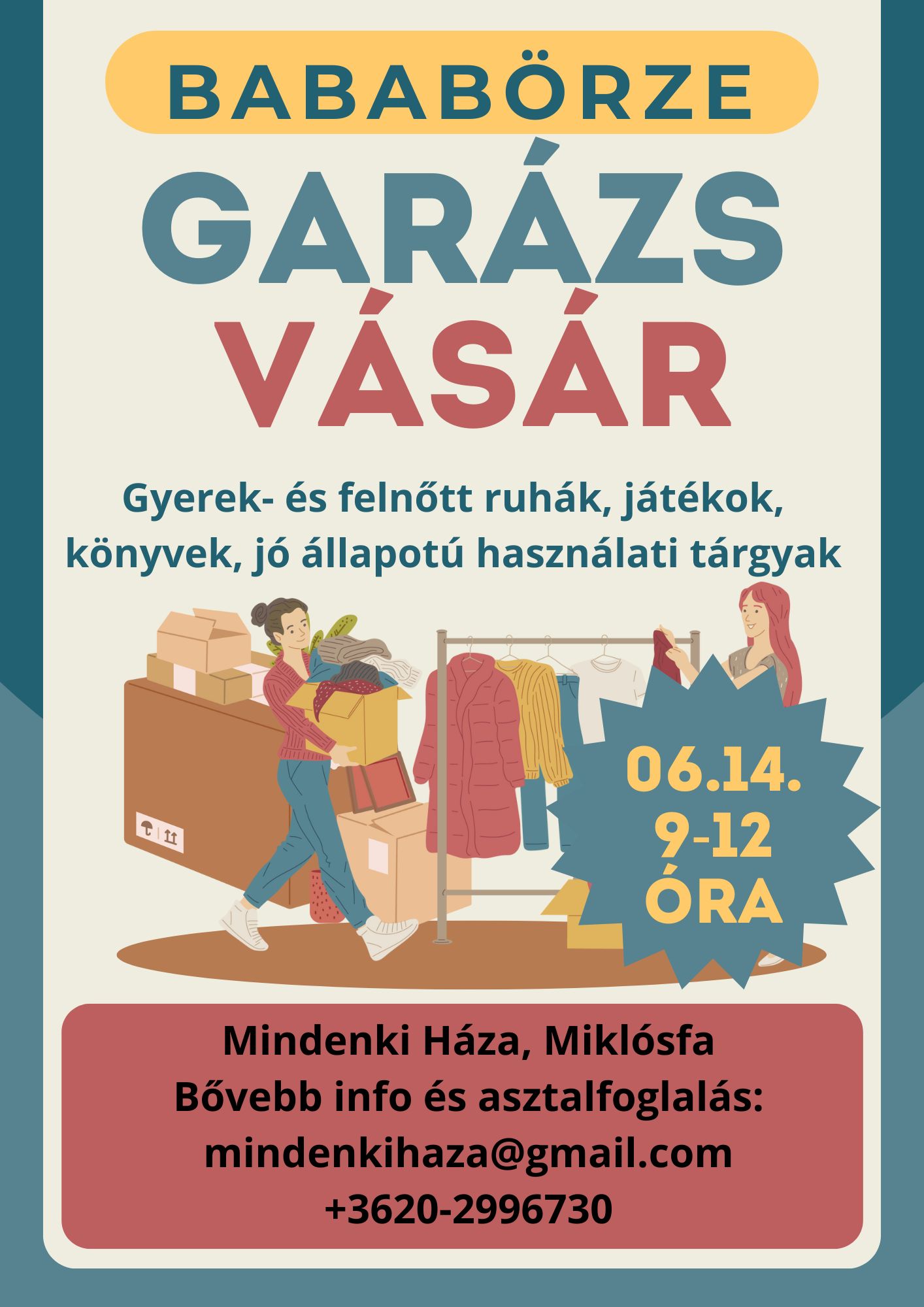 Kiemelő fotó - Garázsvásár (június 14.)