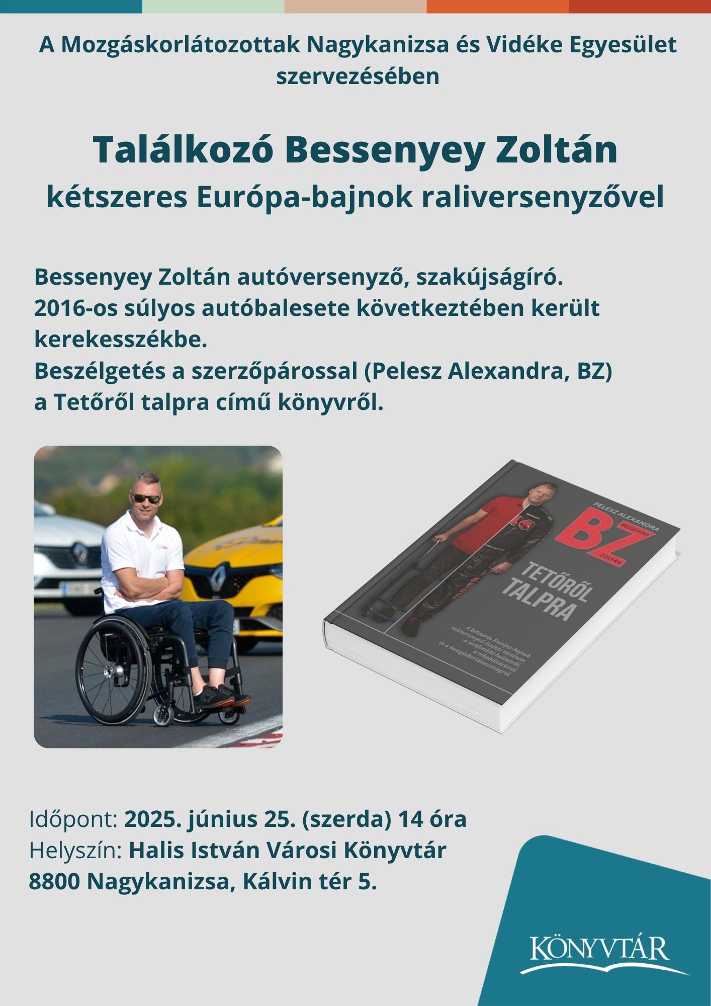 Kiemelő fotó - Találkozó Bessenyey Zoltánnal (június 25.)