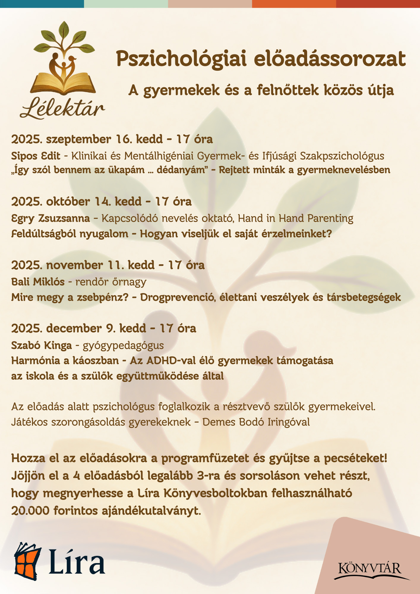 Lélektár - pszichológiai elõadássorozat