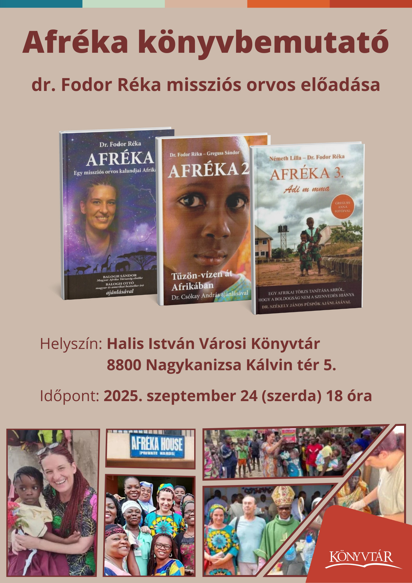 Kiemelő fotó - Afréka könyvbemutató (szeptember 24.)
