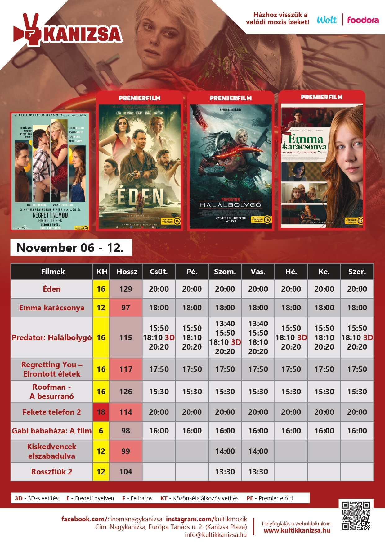 Kultik Kanizsa mûsora (november 6-12.)