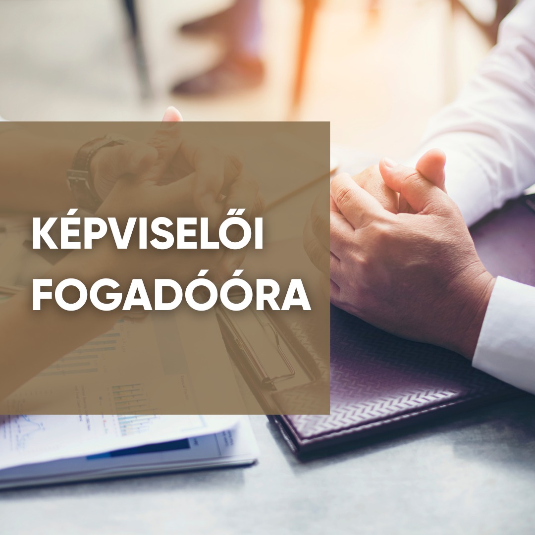 Kiemelő fotó - Képviselõi fogadóórák - 2026. január