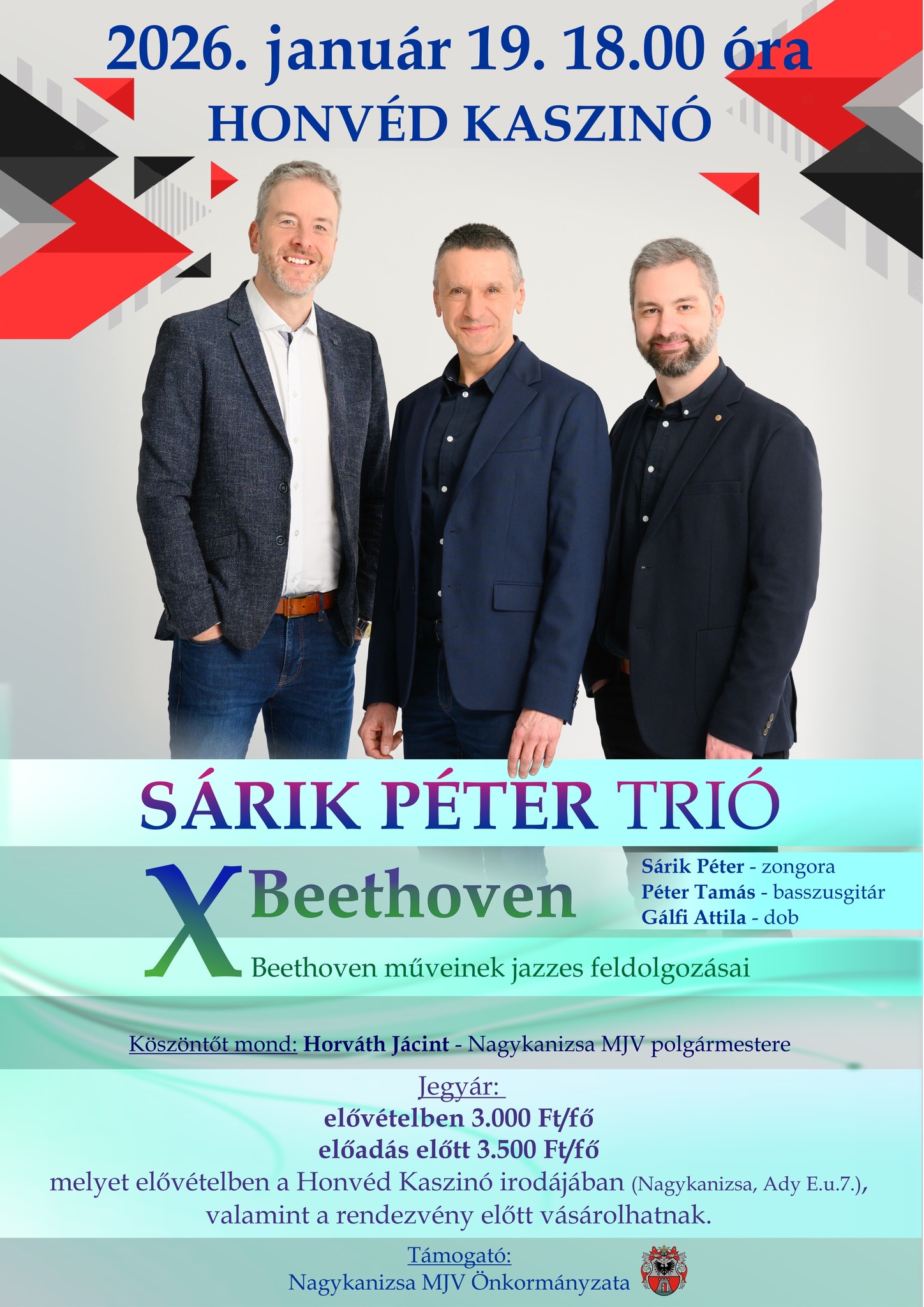 Kiemelő fotó - Sárik Péter Trió (január 19.)