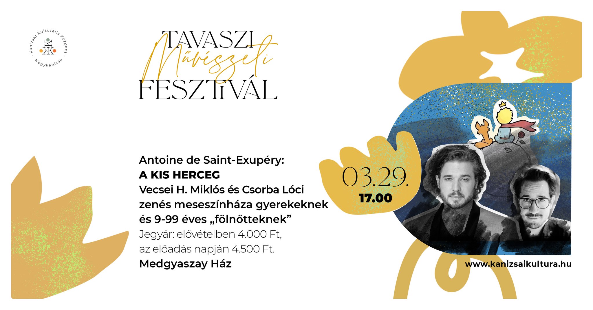 Vecsei H. Miklós és Csorba Lóci zenés meseszínháza (március 29.)