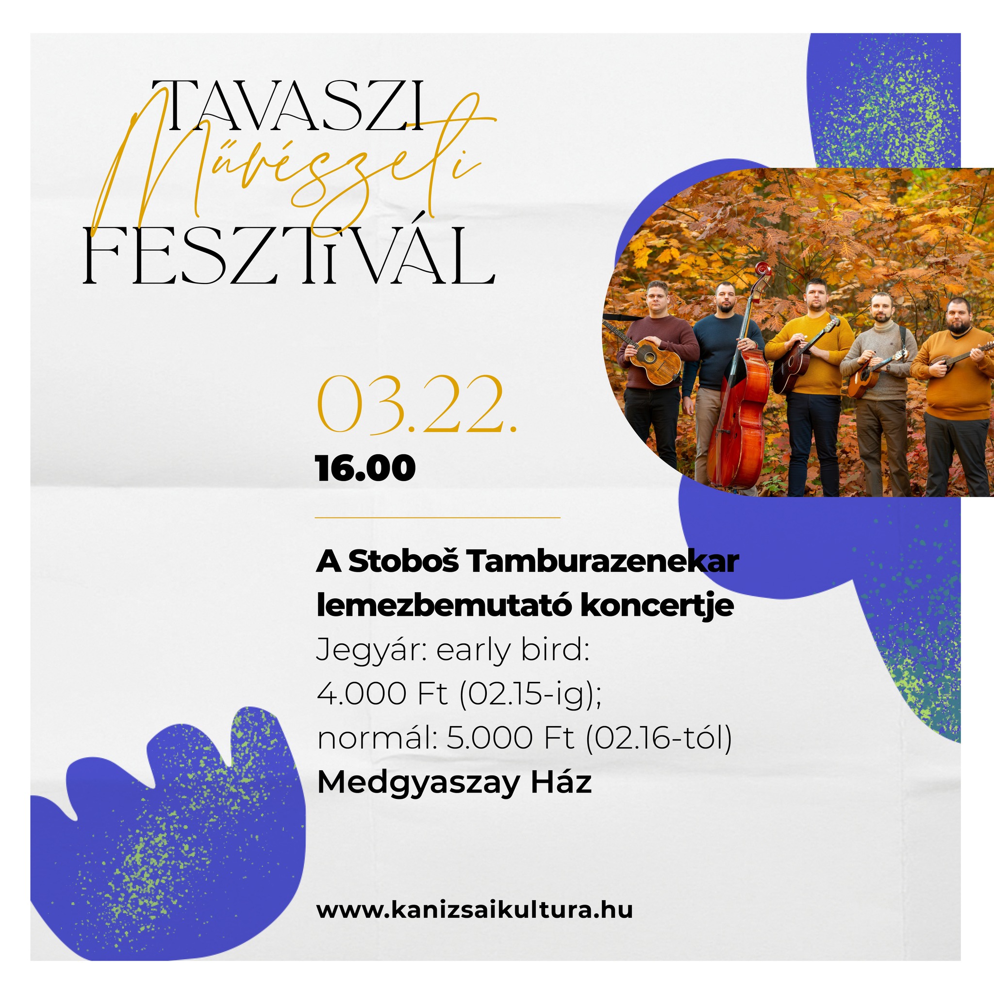 A Stobos Tamburazenekar lemezbemutató koncertje (március 22.)