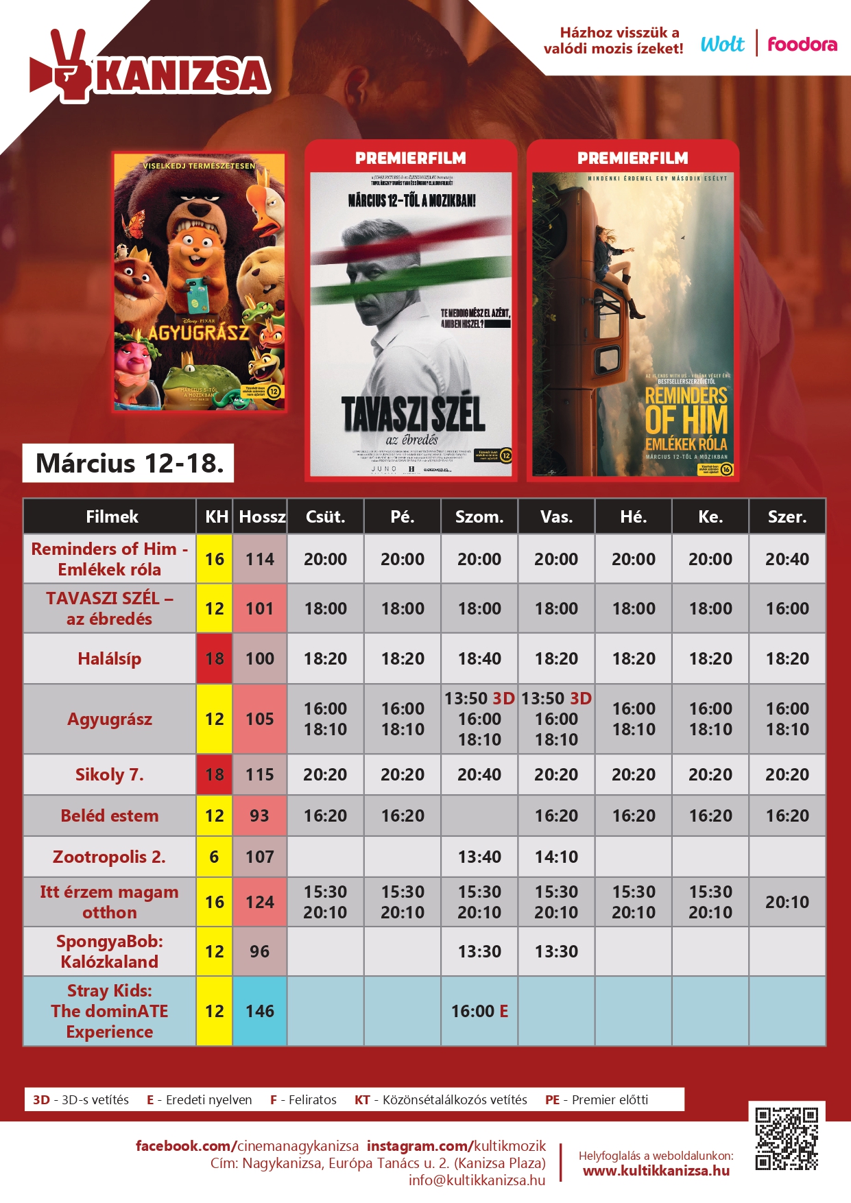 Kiemelő fotó - Kultik Kanizsa mûsora (március 12-18.)