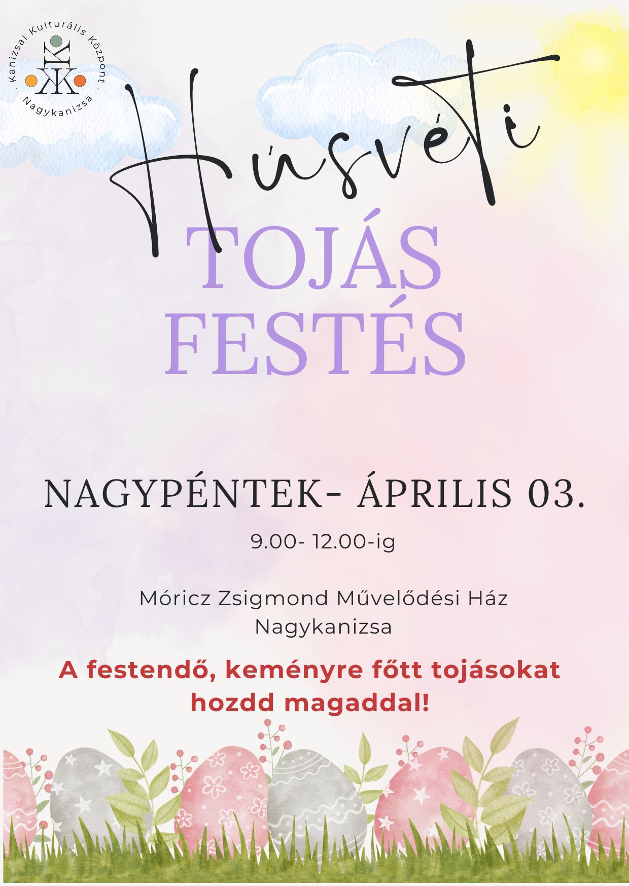Húsvéti tojás festés (április 3.)