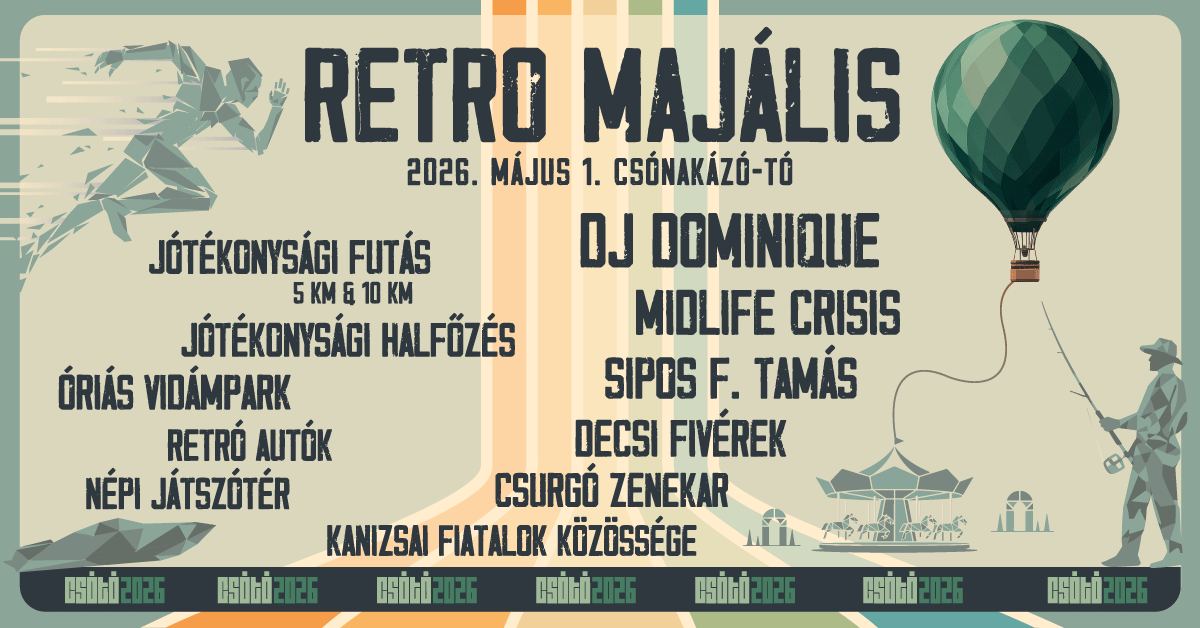 Kiemelő fotó - Retro majális - változik a forgalmi rend a Csónakázó-tónál