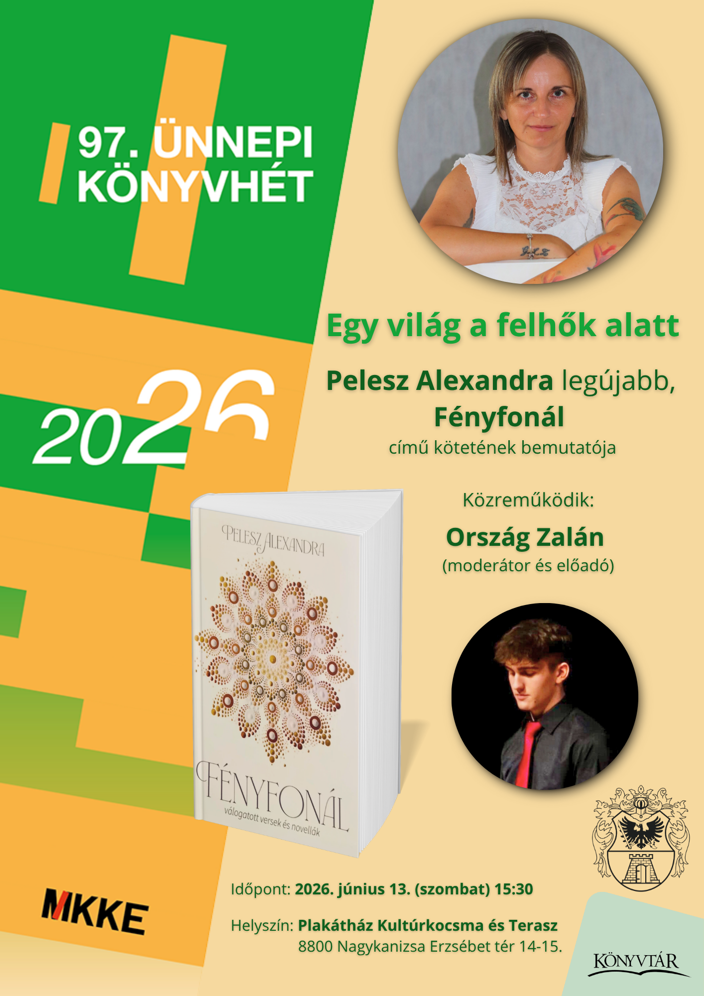 Kiemelő fotó - Egy világ a felhõk alatt - ünnepi könyvhét programja (június 13.)