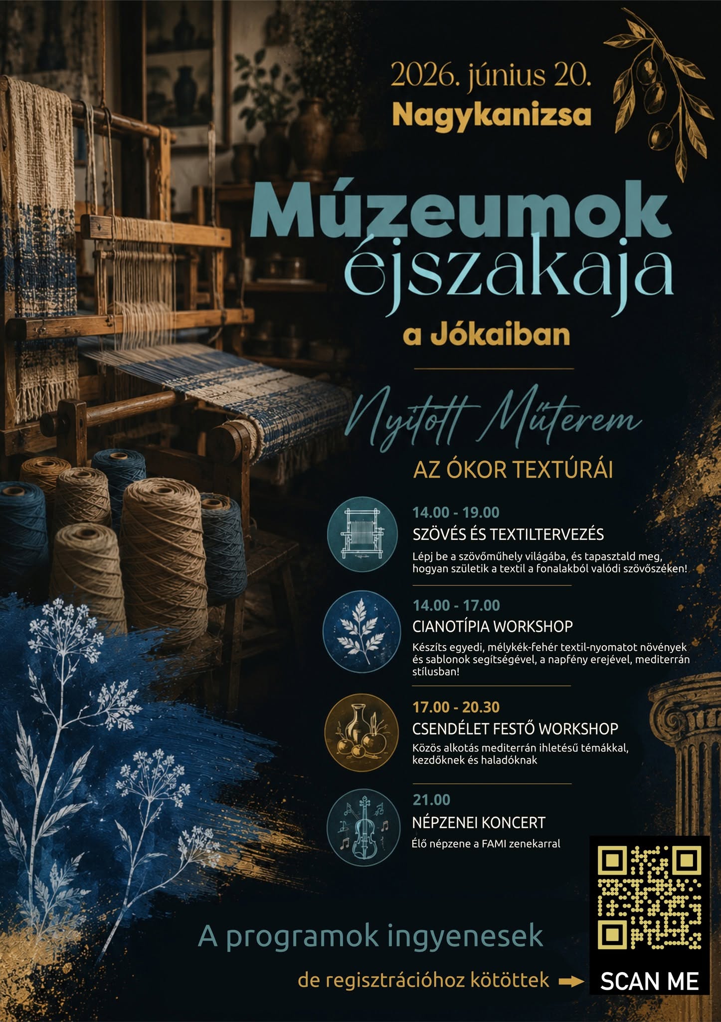 Kiemelő fotó - Múzeumok éjszakája a Jókaiban -  Nyitott Mûterem (június 20.)