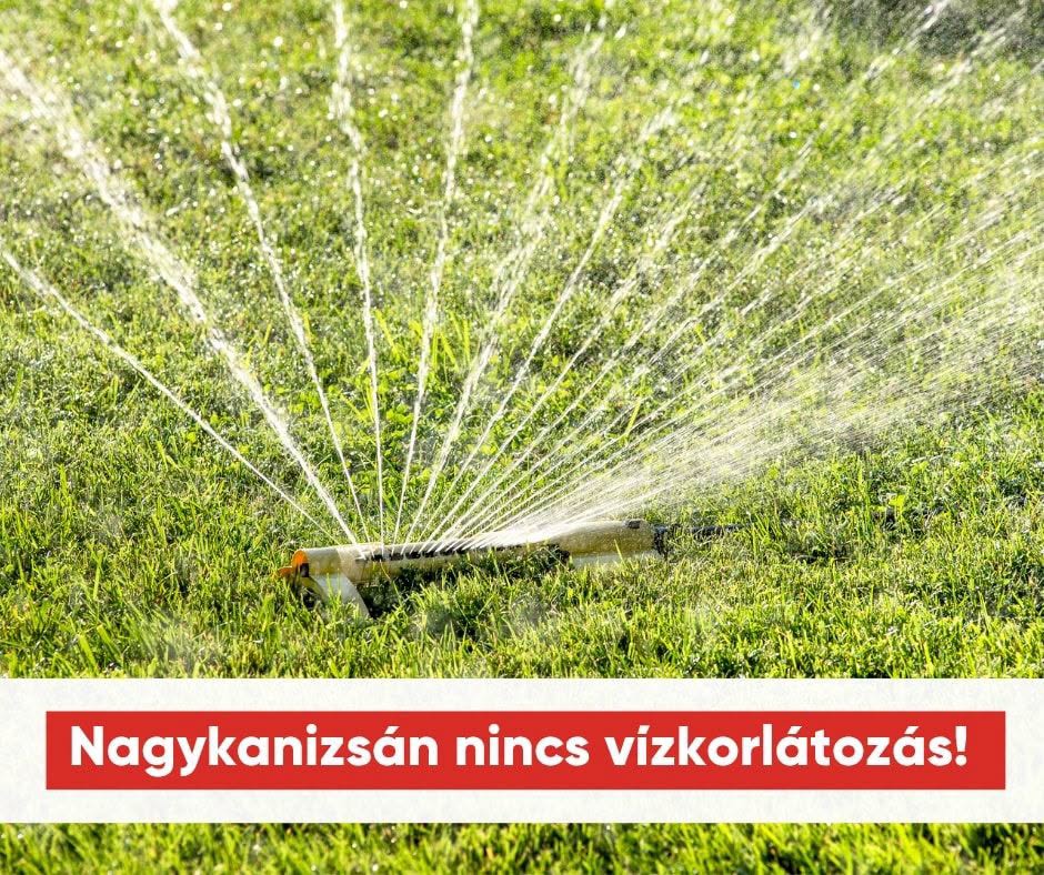 Kiemelő fotó - Nagykanizsán nincs vízkorlátozás!
